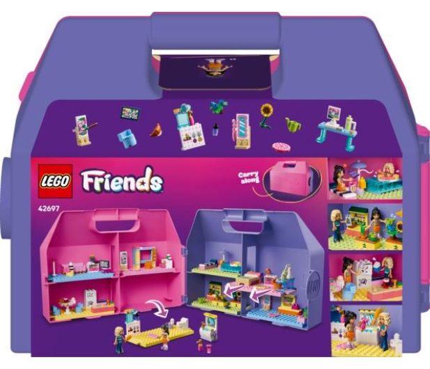 LEGO FRIENDS 42697 Kreatywna walizka z domkiem dla lalek - 1529777 - zdjęcie 9